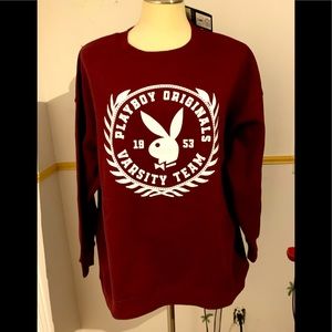 NWT PLAYBOY ORIGINALS SWEATSHIRT